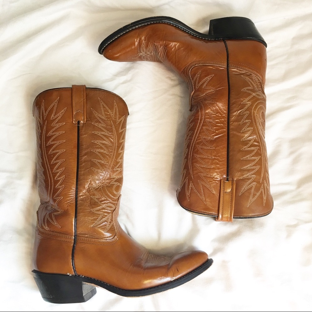 Vintage Acme Men’s Western Cowboy Boots 9